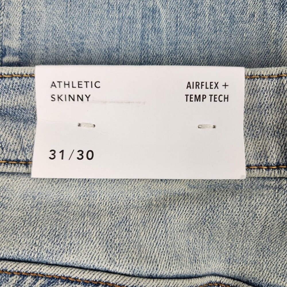 SOLD OUT American Eagle Jeans Mens 31x30 Blue Airflex + Temp Tech Skinny NWT - Picture 6 of 13